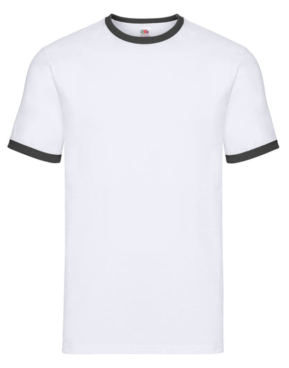 Fruit Of The Loom Herren Valueweight Ringer T 