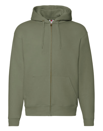 Fruit Of The Loom Premium-Sweatjacke mit Kapuze für Herren