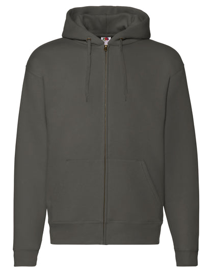 Fruit Of The Loom Premium-Sweatjacke mit Kapuze für Herren