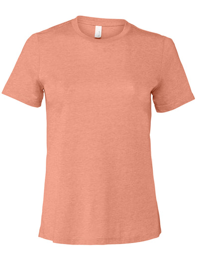Bella+Canvas Women's Relaxed Heather Jersey Short Sleeve Tee