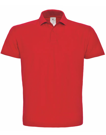 B&amp;C ID.001 Kurzarm-Piqué-Polo