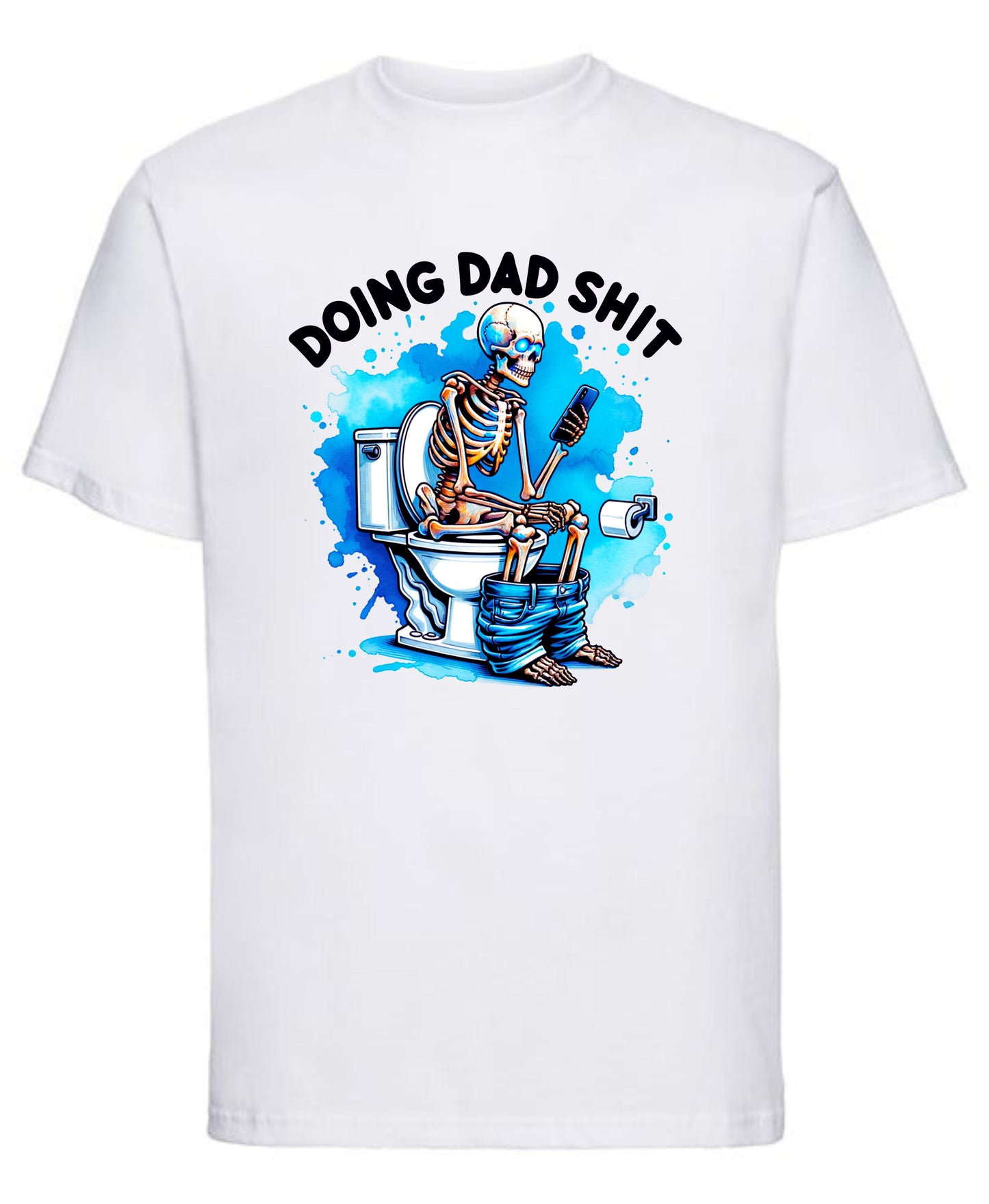 Doing Dad Things funny custom printed T-shirt